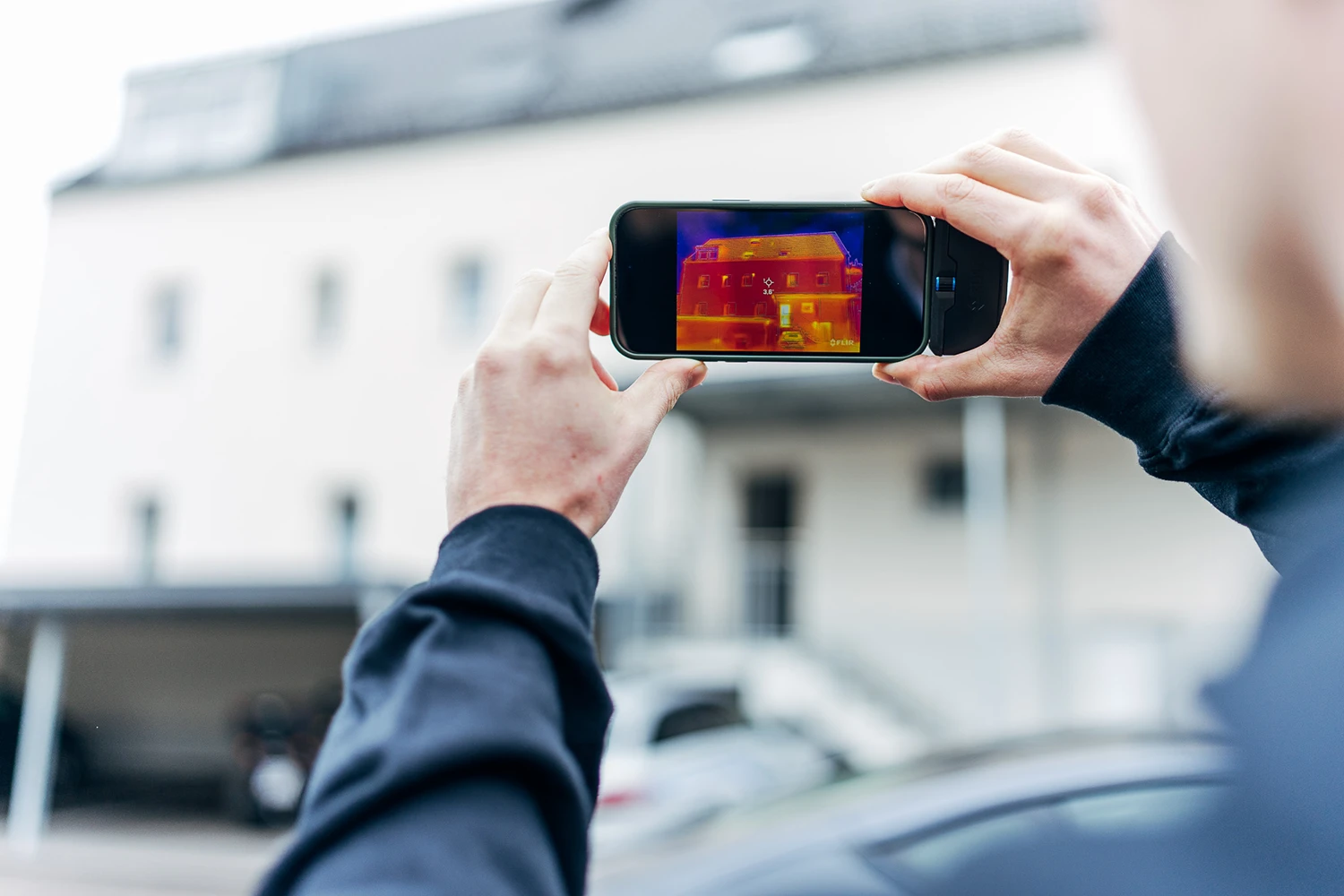 Thermografie-Messung für Energieberatung durch Rucker IB